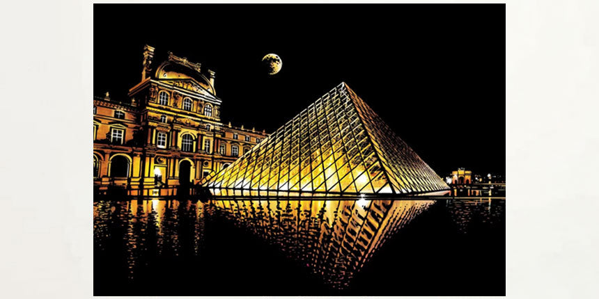 Pre-designed Scratch Art Painting