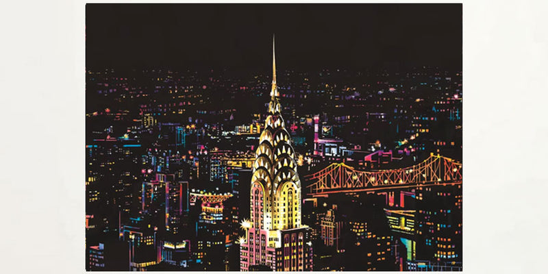 Pre-designed Scratch Art Painting